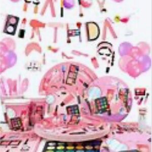 Birthday makeup gift basket